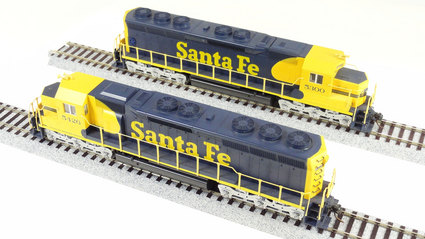【KATO HO】SD45 #5300 #5426 Diesel EMD Powered Santa Fe 2両