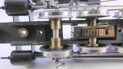 9600形 分解 機関車底面前側図