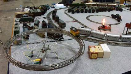 ヴィンテージ鉄道模型の展示と運転